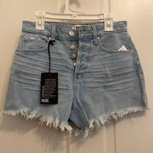 Paige high waisted shorts. Size 23. Brand new with tags, never worn.